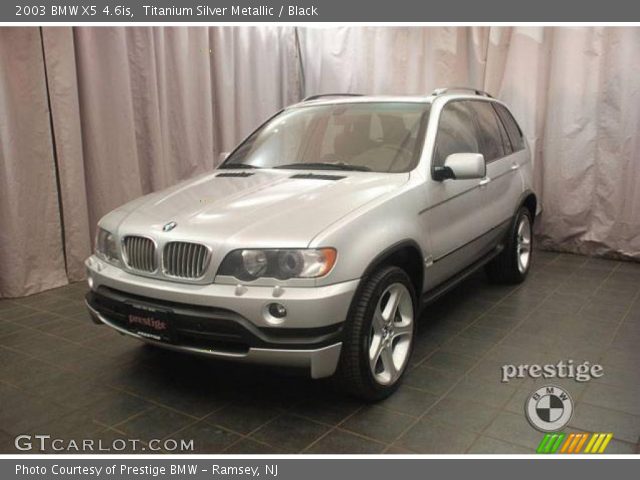 2003 BMW X5 4.6is in Titanium Silver Metallic