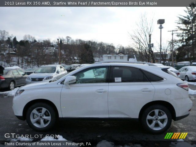 2013 Lexus RX 350 AWD in Starfire White Pearl