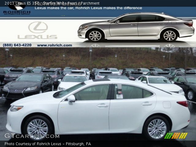2013 Lexus ES 350 in Starfire White Pearl