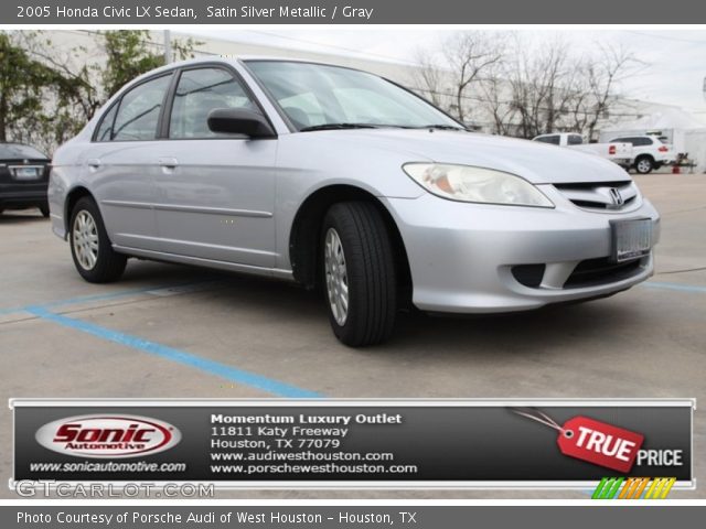 2005 Honda Civic LX Sedan in Satin Silver Metallic
