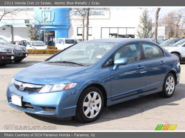 2011 Honda Civic LX Sedan in Atomic Blue Metallic