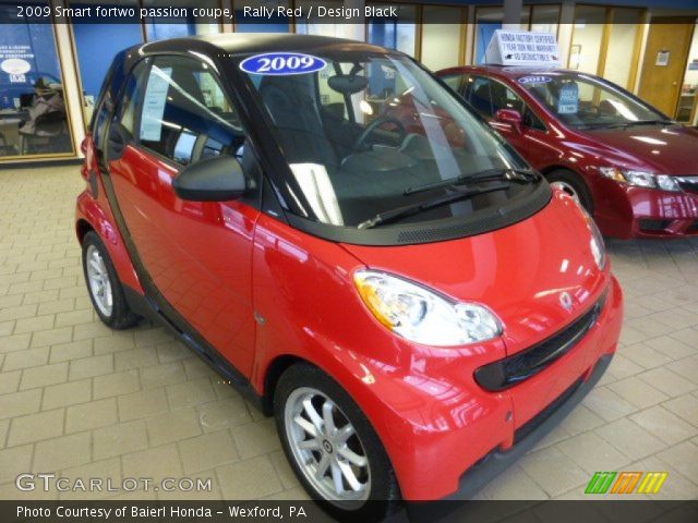 2009 Smart fortwo passion coupe in Rally Red
