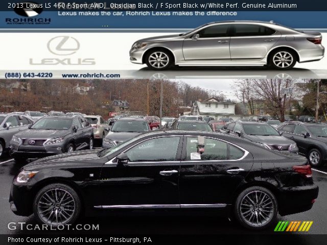 2013 Lexus LS 460 F Sport AWD in Obsidian Black