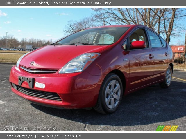 2007 Toyota Prius Hybrid in Barcelona Red Metallic