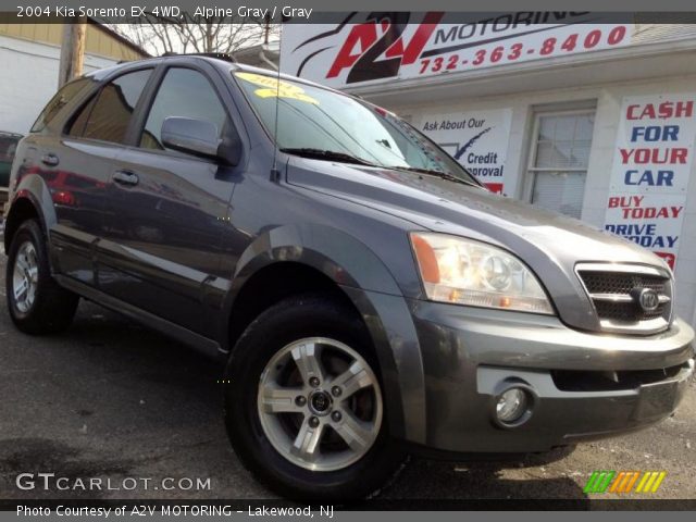 2004 Kia Sorento EX 4WD in Alpine Gray