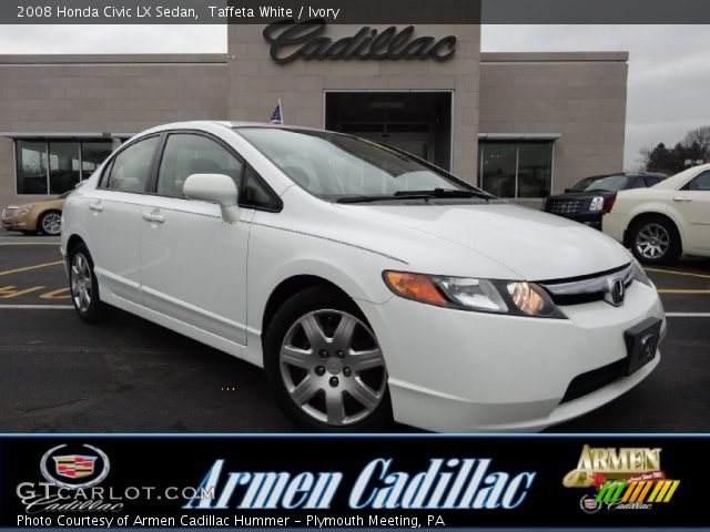 2008 Honda Civic LX Sedan in Taffeta White