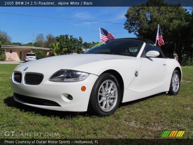 2005 BMW Z4 2.5i Roadster in Alpine White