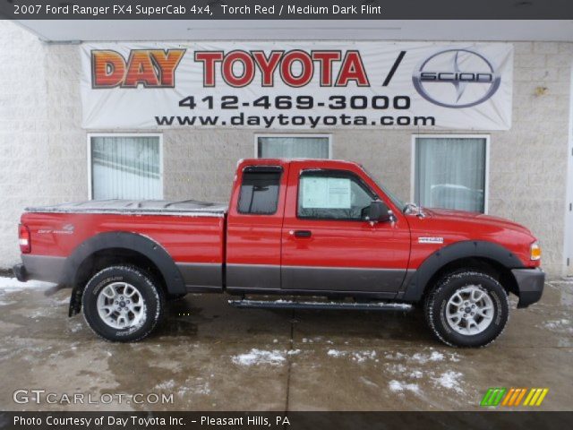 2007 Ford Ranger FX4 SuperCab 4x4 in Torch Red