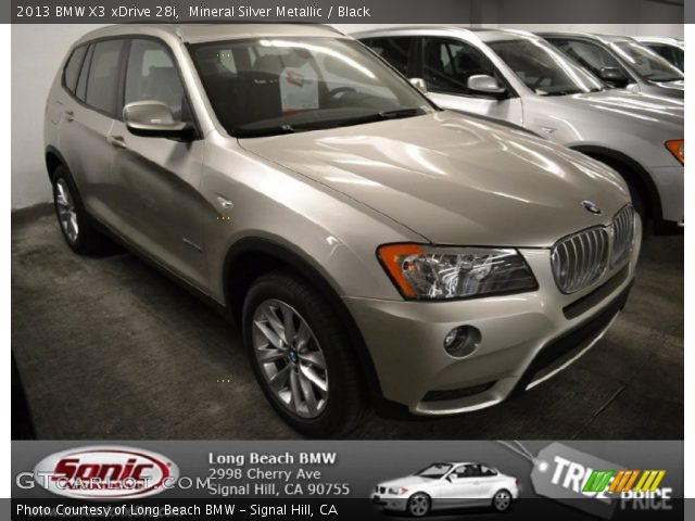 2013 BMW X3 xDrive 28i in Mineral Silver Metallic