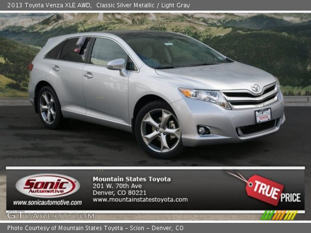 2013 Toyota Venza XLE AWD in Classic Silver Metallic