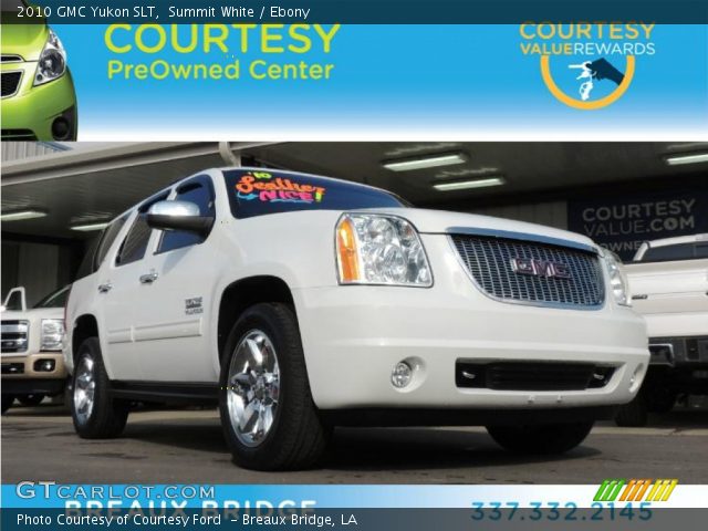 2010 GMC Yukon SLT in Summit White