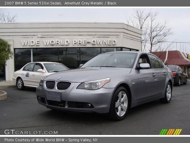 2007 BMW 5 Series 530xi Sedan in Amethyst Grey Metallic