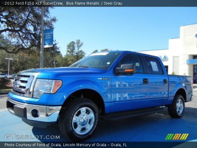 2012 Ford F150 XLT SuperCrew in Blue Flame Metallic