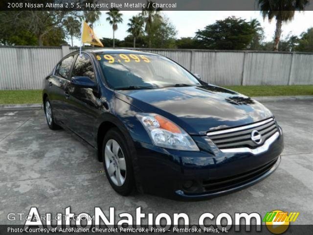 2008 Nissan Altima 2.5 S in Majestic Blue Metallic