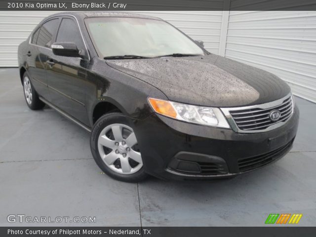 2010 Kia Optima LX in Ebony Black