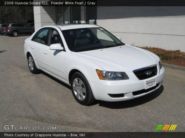 2008 Hyundai Sonata GLS in Powder White Pearl