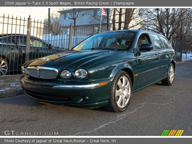 2006 Jaguar X-Type 3.0 Sport Wagon in British Racing Green