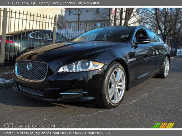 2011 Jaguar XJ XJL in Ebony Black