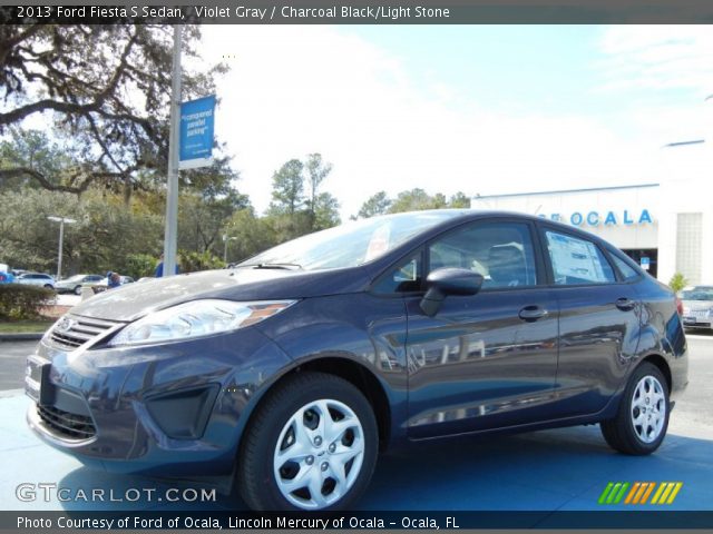 2013 Ford Fiesta S Sedan in Violet Gray