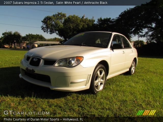 2007 Subaru Impreza 2.5i Sedan in Satin White Pearl