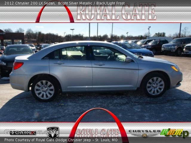 2012 Chrysler 200 LX Sedan in Bright Silver Metallic