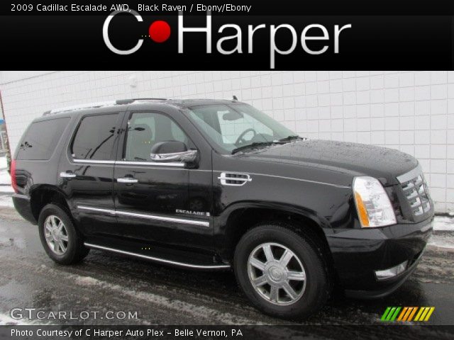 2009 Cadillac Escalade AWD in Black Raven