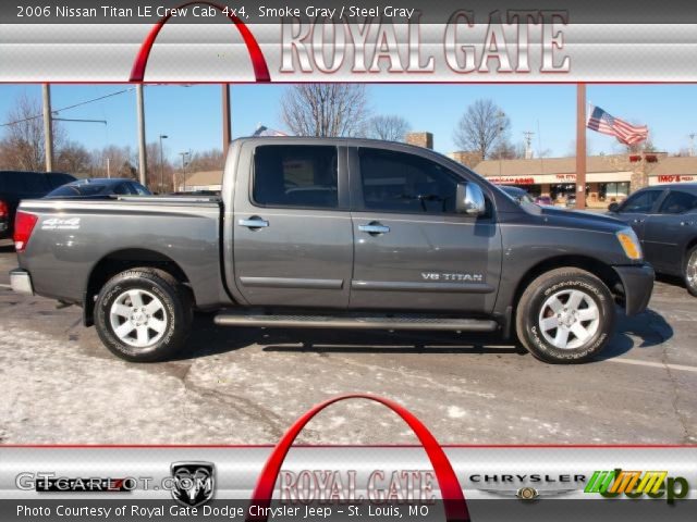 2006 Nissan Titan LE Crew Cab 4x4 in Smoke Gray