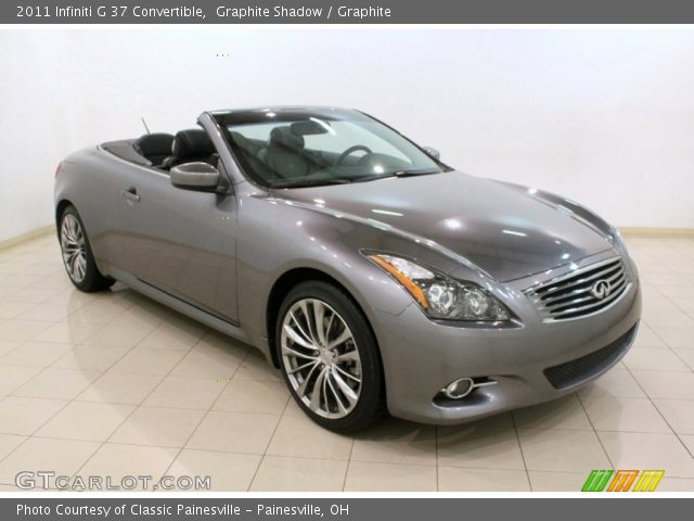 2011 Infiniti G 37 Convertible in Graphite Shadow