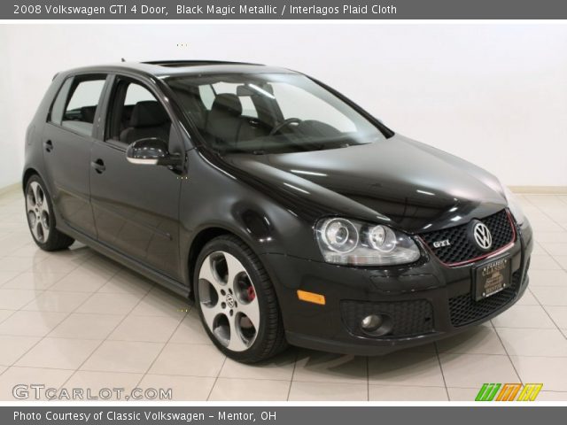 2008 Volkswagen GTI 4 Door in Black Magic Metallic