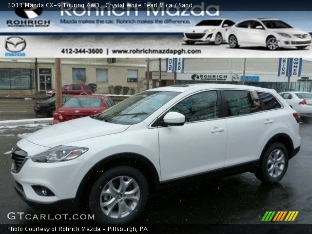 2013 Mazda CX-9 Touring AWD in Crystal White Pearl Mica