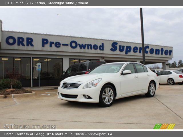 2010 Infiniti G 37 Sedan in Moonlight White