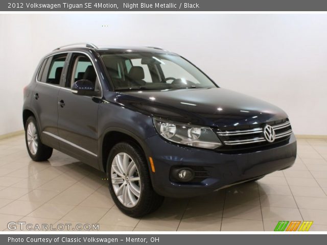 2012 Volkswagen Tiguan SE 4Motion in Night Blue Metallic