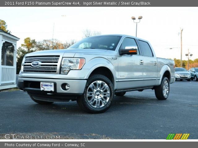 2011 Ford F150 Platinum SuperCrew 4x4 in Ingot Silver Metallic