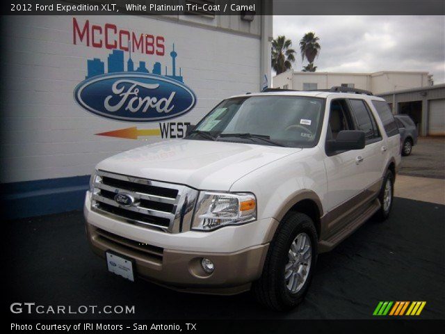 2012 Ford Expedition XLT in White Platinum Tri-Coat