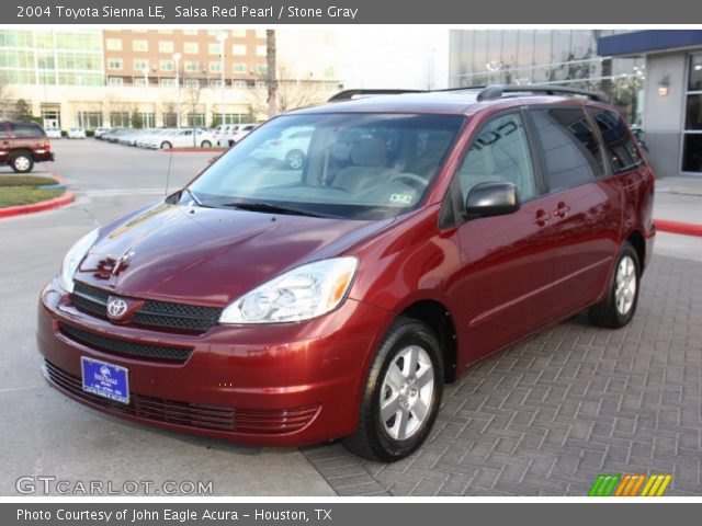 2004 Toyota Sienna LE in Salsa Red Pearl