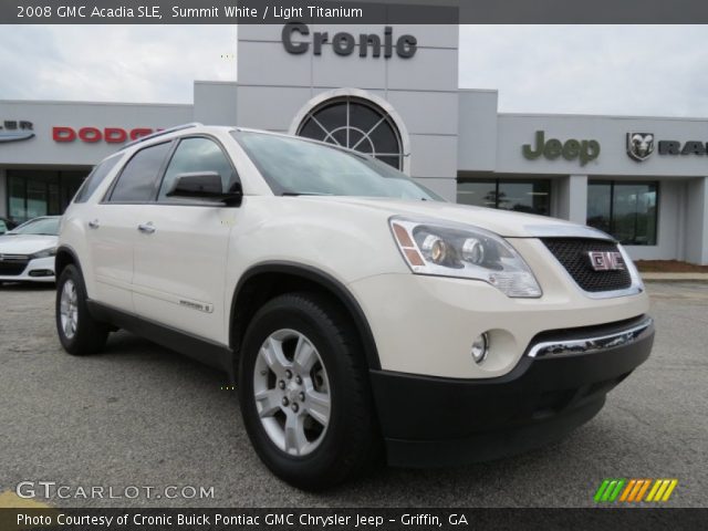 2008 GMC Acadia SLE in Summit White