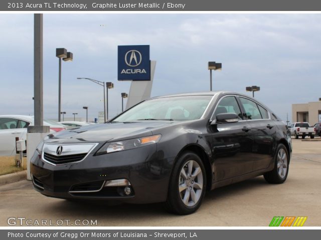 2013 Acura TL Technology in Graphite Luster Metallic