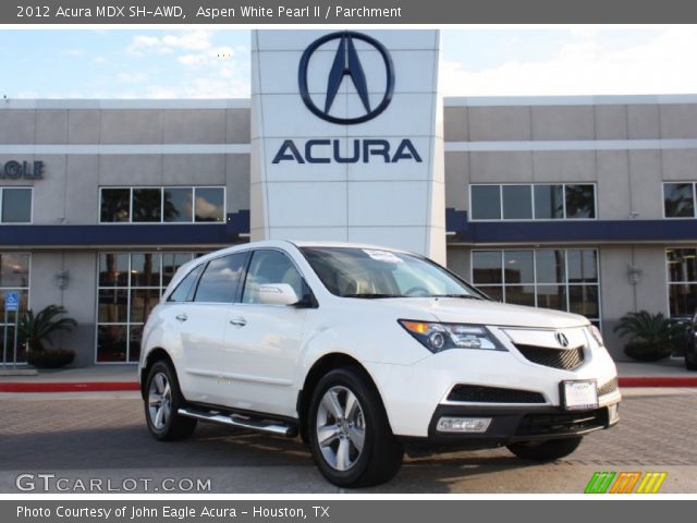 2012 Acura MDX SH-AWD in Aspen White Pearl II