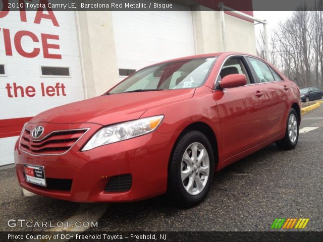 2010 Toyota Camry LE in Barcelona Red Metallic