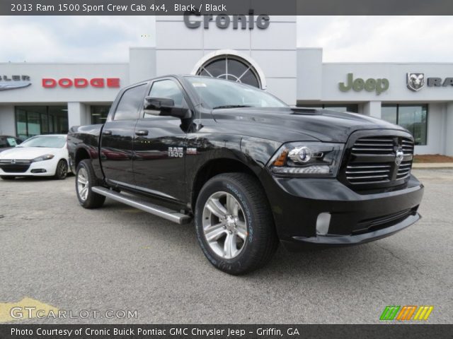 2013 Ram 1500 Sport Crew Cab 4x4 in Black