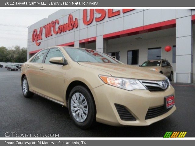 2012 Toyota Camry LE in Sandy Beach Metallic