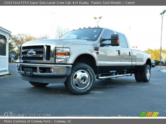 2009 Ford F350 Super Duty Lariat Crew Cab 4x4 Dually in Pueblo Gold Metallic