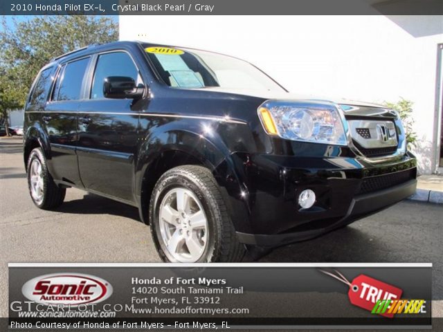 2010 Honda Pilot EX-L in Crystal Black Pearl