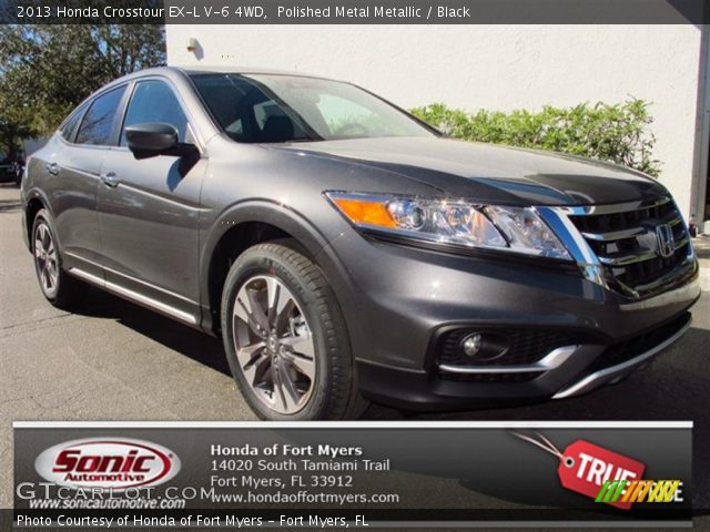 2013 Honda Crosstour EX-L V-6 4WD in Polished Metal Metallic