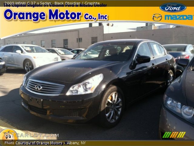 2009 Infiniti G 37 x Sedan in Black Obsidian