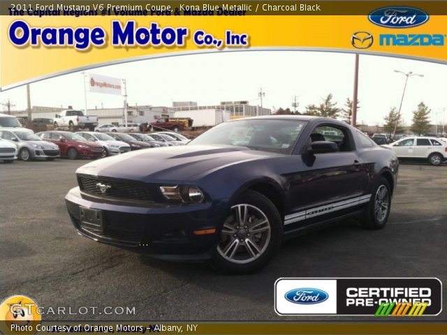 2011 Ford Mustang V6 Premium Coupe in Kona Blue Metallic