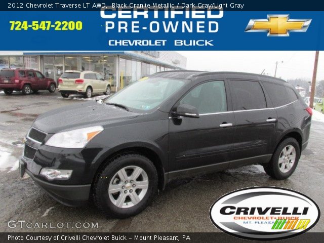 2012 Chevrolet Traverse LT AWD in Black Granite Metallic