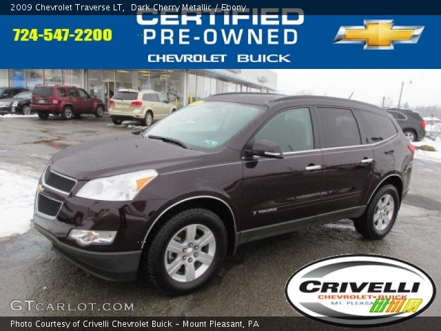 2009 Chevrolet Traverse LT in Dark Cherry Metallic