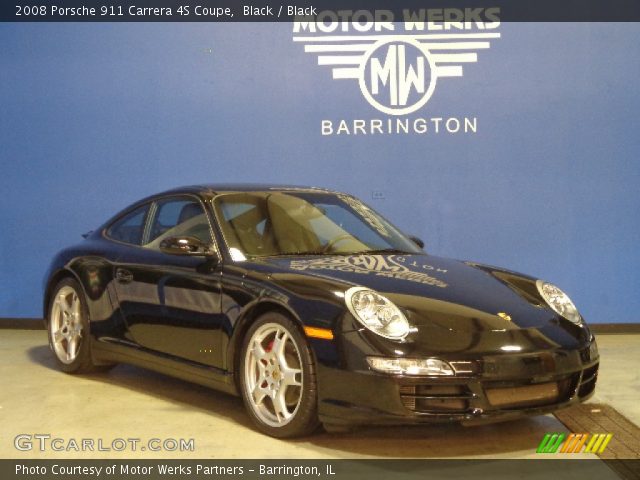 2008 Porsche 911 Carrera 4S Coupe in Black