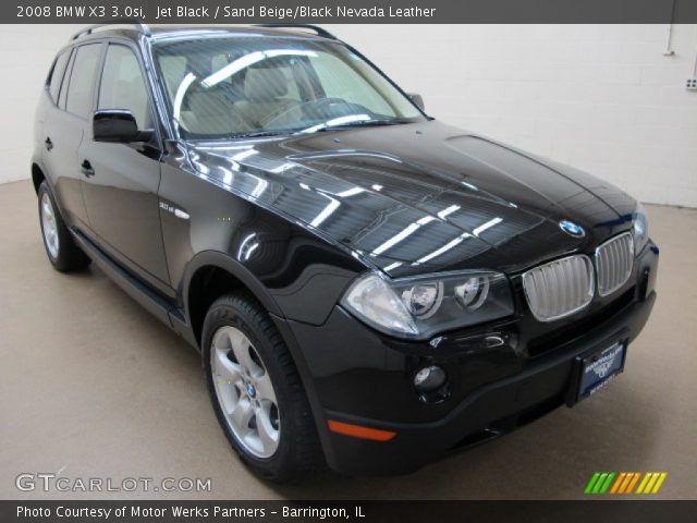 2008 BMW X3 3.0si in Jet Black